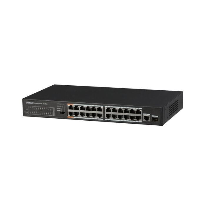 Dahua DH-PFS3125-24ET-190 Switch PoE de 24 Puertos + 1 Combo Gigabit