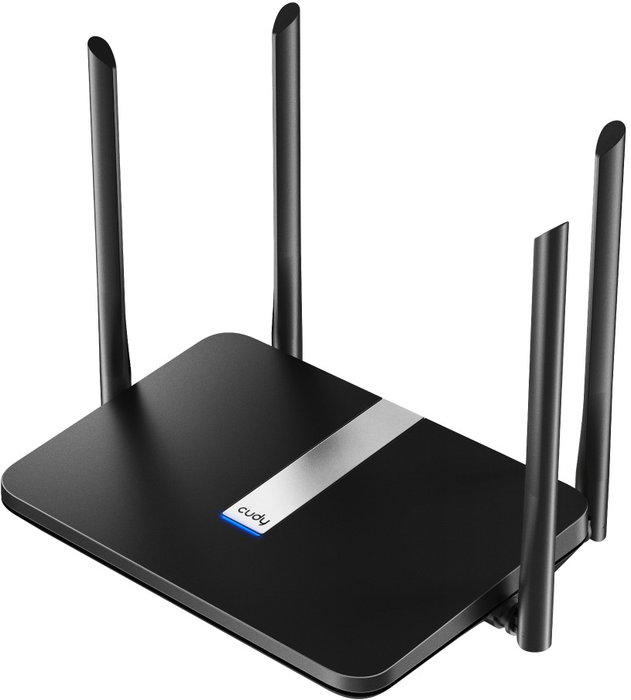 CUDY X6 Router de Sobremesa Inalámbrico Wi-Fi 6 Doble Banda Negro