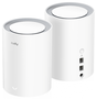 Cudy AX1800 Sistema de malla Wi-Fi 6 Doble banda 2,4 GHz / 5 GHz Blanco 2 unidades