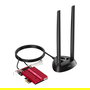 Cudy AX5400 Adaptador Wi-Fi 6E PCI Express Interno Inalámbrico Tribanda 2.4/5/6 GHz Bluetooth 5.0 para PC Windows 10