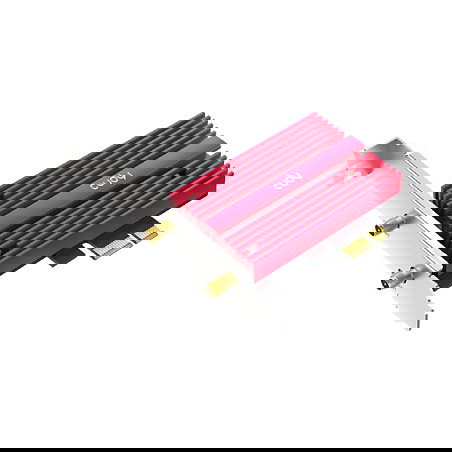 Cudy AX5400 Adaptador Wi-Fi 6E PCI Express Interno Inalámbrico Tribanda 2.4/5/6 GHz Bluetooth 5.0 para PC Windows 10