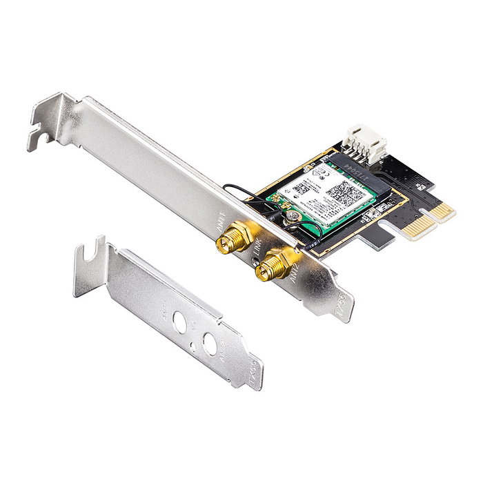 Cudy AX3000 Adaptador Wi-Fi 6 PCI Express Interno, Wi-Fi 6E (802.11ax), Bluetooth 5.2, para PC