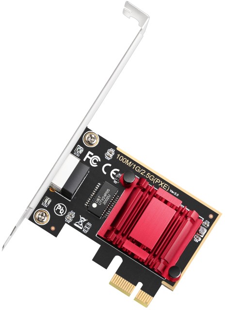 Cudy PE25 Adaptador de Red PCI Express 2.5G Ethernet Cudy PE25 Adaptador de Red PCI Express 2.5G Ethernet