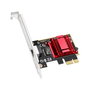 Cudy Tarjeta de Red PCI Express 2.5 Gbps PE25 Adaptador LAN Cableado