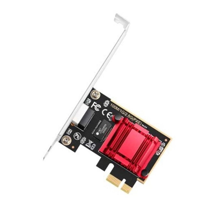 Cudy Tarjeta de Red PCI Express 2.5 Gbps PE25 Adaptador LAN Cableado