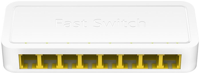 Cudy FS108D Switch de red 8 puertos Fast Ethernet 10/100 Mbps Blanco Cudy FS108D Switch de red 8 puertos Fast Ethernet 10/100 Mbps Blanco
