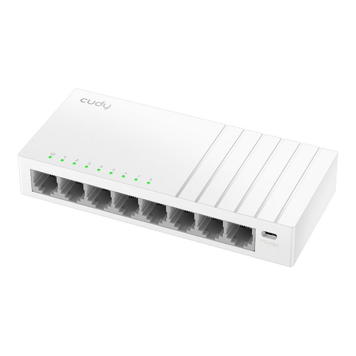 Cudy FS108D Switch de 8 puertos Fast Ethernet (10/100 Mbps) Blanco Cudy FS108D Switch de 8 puertos Fast Ethernet (10/100 Mbps) Blanco