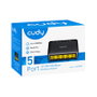 Cudy GS105D - Conmutador de Red Gigabit Ethernet 5 Puertos, Full Duplex, Plug & Play, 10/100/1000 Mbps, Negro