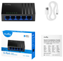 Cudy GS105D Switch de red no administrado de 5 puertos Gigabit Ethernet, Negro
