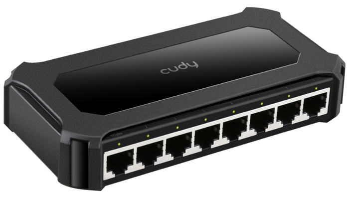 Cudy GS108D Switch Gigabit Ethernet 8 Puertos 10/100/1000 Negro