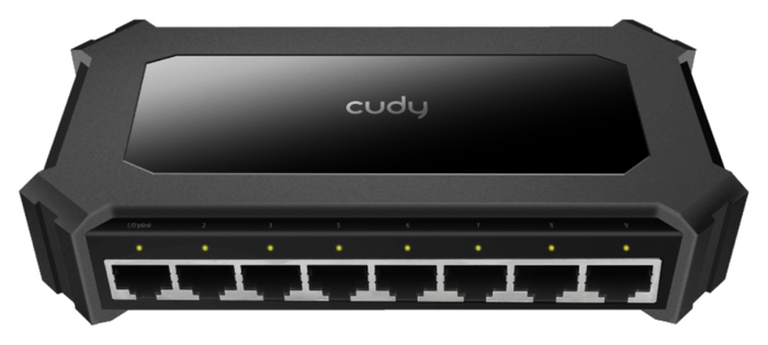 Cudy GS108D Switch Gigabit Ethernet 8 Puertos 10/100/1000 Negro