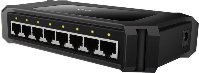 Cudy GS108D Switch de red de 8 puertos Gigabit Ethernet Negro