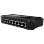 Cudy GS108D Switch Gigabit Desktop 8 Puertos Ethernet 10/100/1000 Mbps, Negro, Plug & Play, Full Duplex, 16 Gbps Capacidad