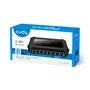 Cudy GS108D Switch Gigabit Desktop 8 Puertos Ethernet 10/100/1000 Mbps, Negro, Plug & Play, Full Duplex, 16 Gbps Capacidad