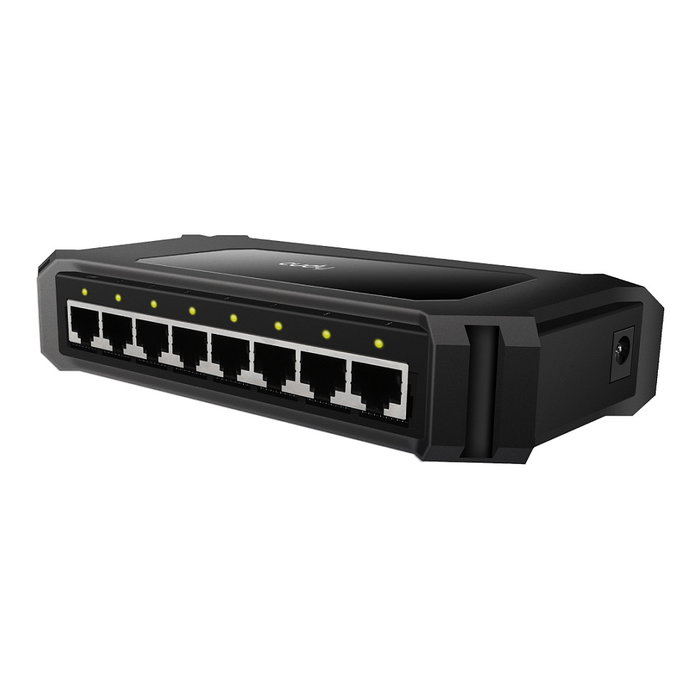 Cudy GS108D Switch de red de 8 puertos Gigabit Ethernet Negro