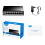 Cudy GS108 Switch de red de 8 puertos Gigabit Ethernet Negro