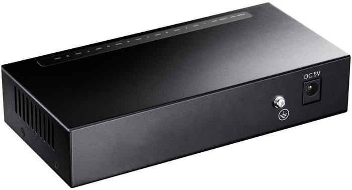 Cudy GS108 Switch de red de 8 puertos Gigabit Ethernet Negro