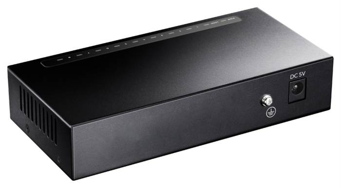 Cudy GS108 Switch Gigabit Ethernet 8 Puertos 10/100/1000 Negro 16 Gbps