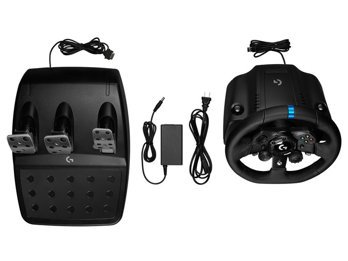 Logitech G923 Volante y Pedales con TrueForce para Xbox Series X|S, Xbox One y PC - Negro