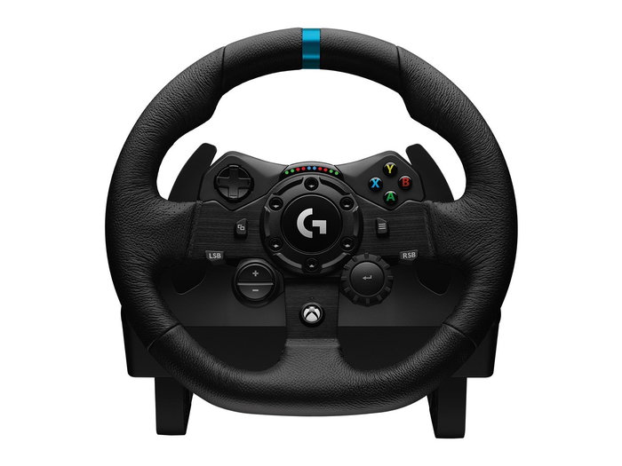 Logitech G923 Volante y Pedales con TrueForce para Xbox Series X|S, Xbox One y PC - Negro