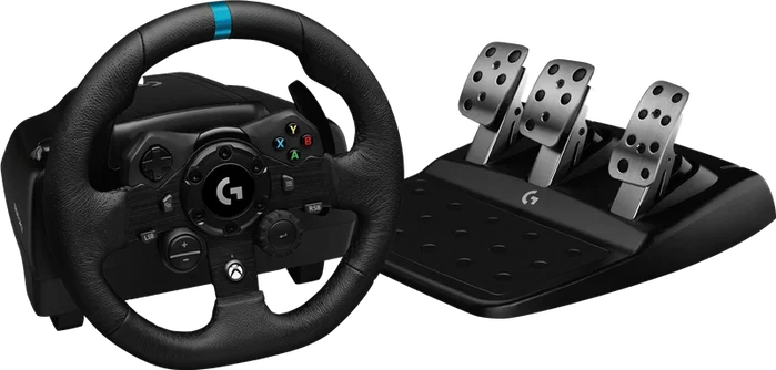 Logitech G923 Volante y Pedales con TrueForce para Xbox Series X|S, Xbox One y PC - Negro