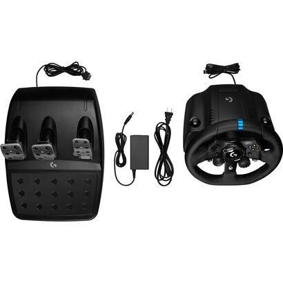 Logitech G923 Volante y Pedales con TrueForce para Xbox Series X|S, Xbox One y PC - Negro