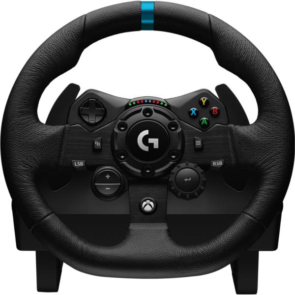 Logitech G923 Volante y Pedales con TrueForce para Xbox Series X|S, Xbox One y PC - Negro