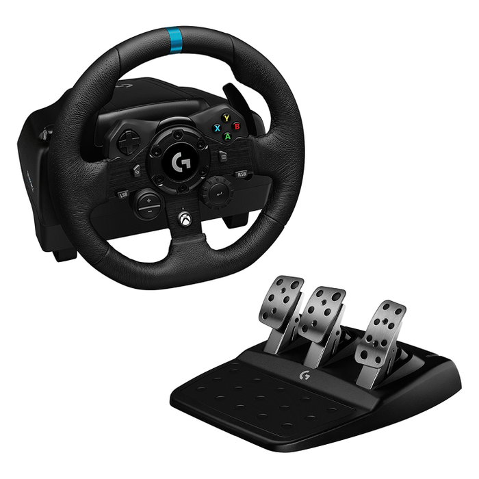 Logitech G G923 con Pedales para Xbox Series X|S, Xbox One y PC - Negro