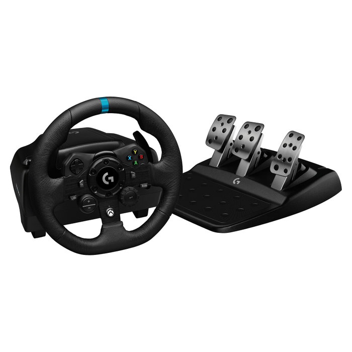 Logitech G923 Volante y Pedales con TrueForce para Xbox Series X|S, Xbox One y PC - Negro