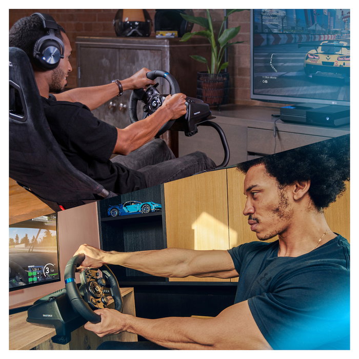 Logitech G923 Volante y Pedales con TrueForce para Xbox Series X|S, Xbox One y PC - Negro