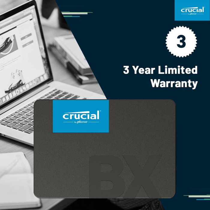 Crucial SSD BX500 500GB 2.5 pulgadas SATA III Crucial SSD BX500 500GB 2.5 pulgadas SATA III