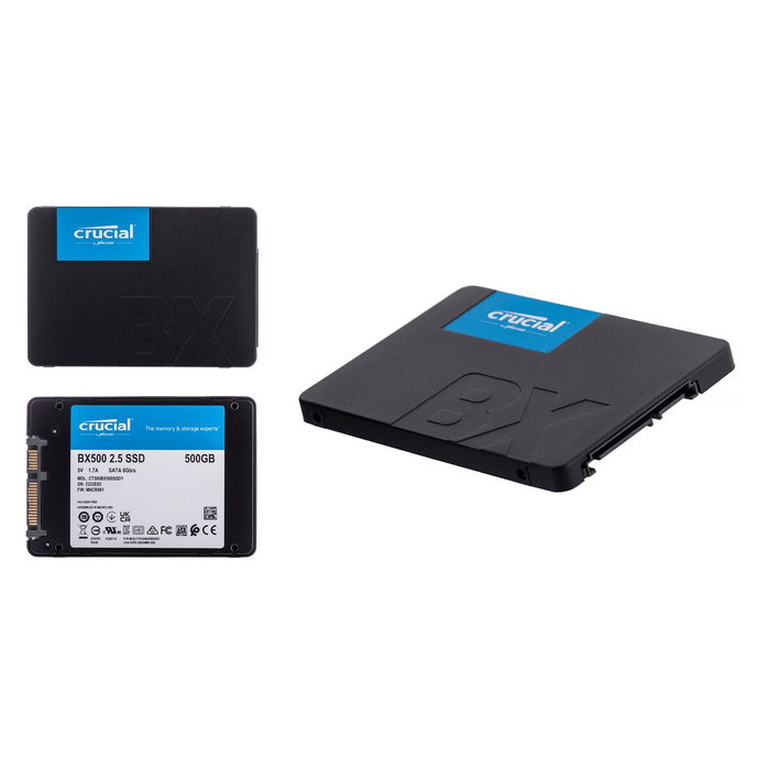 Crucial SSD BX500 500GB 2.5 pulgadas SATA III Crucial SSD BX500 500GB 2.5 pulgadas SATA III