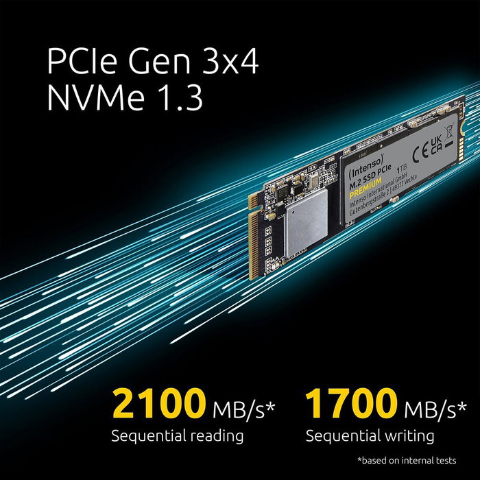 Intenso M.2 SSD Premium 500 GB PCIe NVMe