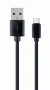 Cablexpert Cable USB 2.0 USB-A a USB-C de 1 Metro para Carga y Datos, Negro