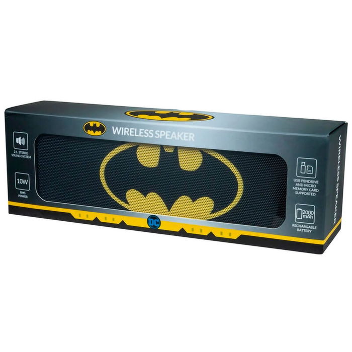 ERT GROUP Altavoz Portátil Inalámbrico Batman DC Comics 10W RMS ERT GROUP Altavoz Portátil Inalámbrico Batman DC Comics 10W RMS