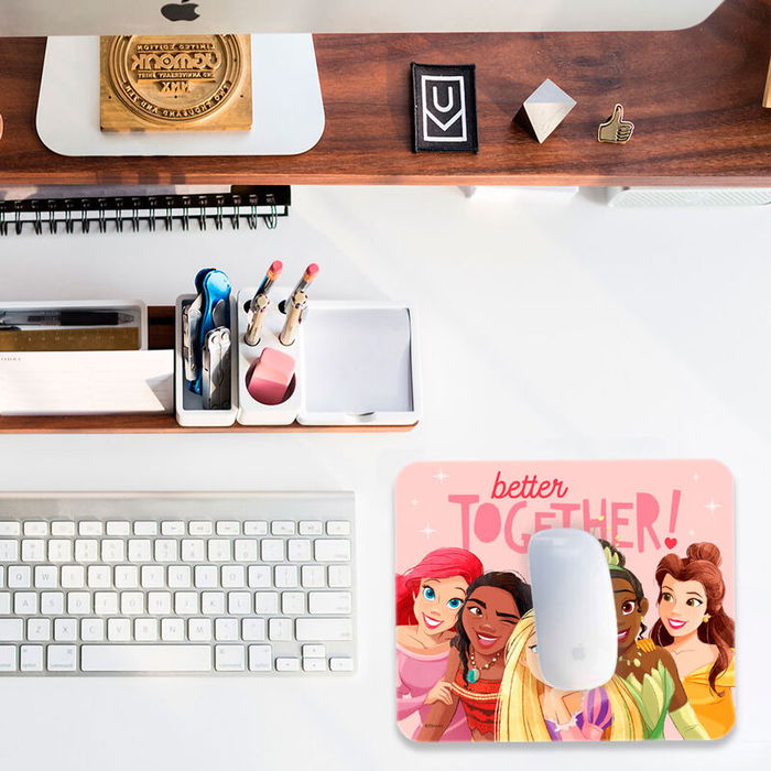 ERT GROUP Alfombrilla Ratón Princesas Disney 22x18x2cm