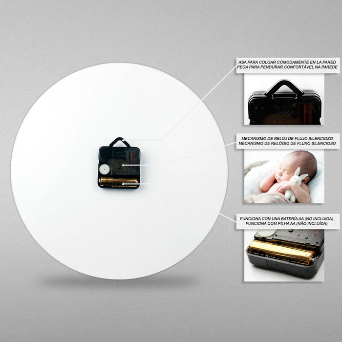 ERT GROUP Reloj de Pared Capitán América Marvel 30.5cm Mecanismo Silencioso Brillante y Reflectante Ideal Decoración