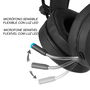 ERT GROUP Auriculares Gaming Vengadores Avengers Marvel Sonido Envolvente Virtual 7.1 Micrófono Flexible Luz LED USB Jack