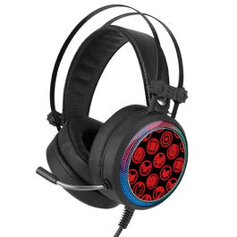 ERT GROUP Auriculares Gaming Vengadores Avengers Marvel Sonido Envolvente Virtual 7.1 Micrófono Flexible Luz LED USB Jack