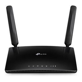 TP-Link Router Archer MR6500V AC750 4G LTE Móvil Modem WiFi 4 (802.11n) 2.4 GHz 300 Mbps 2 Puertos LAN Negro