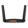 TP-Link Router Archer MR6500V AC750 4G LTE Móvil Modem WiFi 4 (802.11n) 2.4 GHz 300 Mbps 2 Puertos LAN Negro