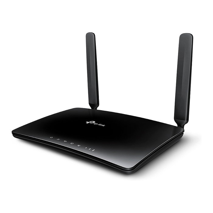 TP-Link Router Archer MR6500V AC750 4G LTE Móvil Modem WiFi 4 (802.11n) 2.4 GHz 300 Mbps 2 Puertos LAN Negro