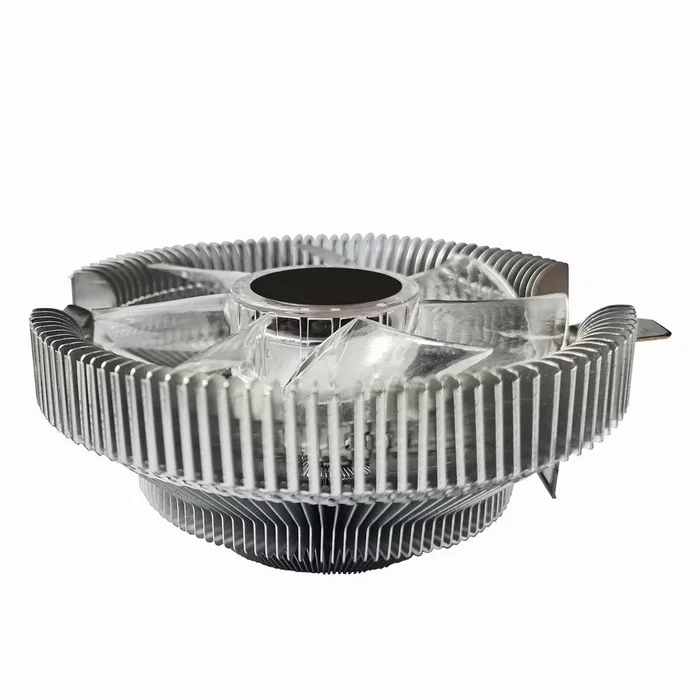 Gembird CPU-HURACAN-X40 Refrigerador de Aire para CPU Procesador, 9 cm, 55 W, LGA 775/115X/1200 y AMD, Transparente, Rodamiento Hidráulico