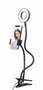 Gembird LED-RING4-PH-01 Anillo de luz para selfies con soporte para teléfono