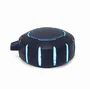 Gembird SPK-BTOD -01 Altavoz Bluetooth Portátil con Luces LED, Negro, Batería Recargable, 3W, Ideal para Exteriores y Fiestas