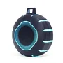 Gembird SPK-BTOD -01 Altavoz Bluetooth Portátil con Luces LED, Negro, Batería Recargable, 3W, Ideal para Exteriores y Fiestas