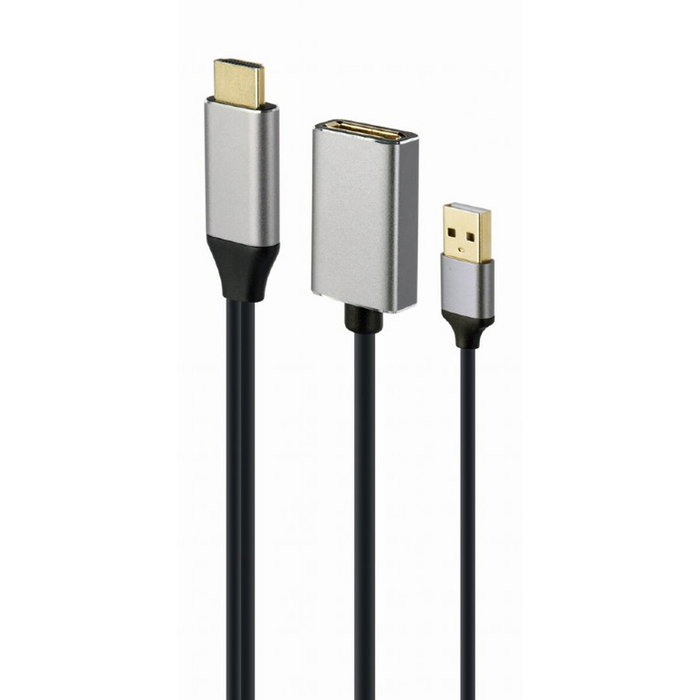 GEMBIRD Adaptador HDMI tipo A a DisplayPort Negro A-HDMIM-DPF-02
