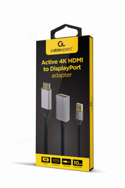 GEMBIRD Adaptador de Cable de Vídeo A-HDMIM-DPF-02 HDMI a DisplayPort Negro 0.1m