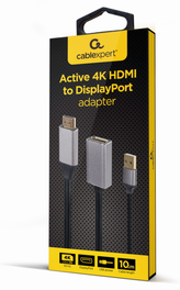 GEMBIRD Adaptador de Cable de Vídeo A-HDMIM-DPF-02 HDMI a DisplayPort Negro 0.1m