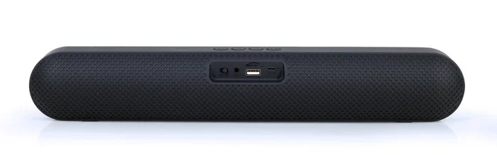 Gembird SPKBT-BAR400L Barra de Sonido Bluetooth 2.0 - 10W, RGB, Micrófono, USB/AUX/MicroSD, Radio FM, Negro